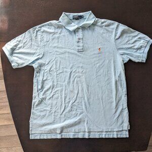 Polo by Ralph Lauren Light Blue Men's Polo Shirt